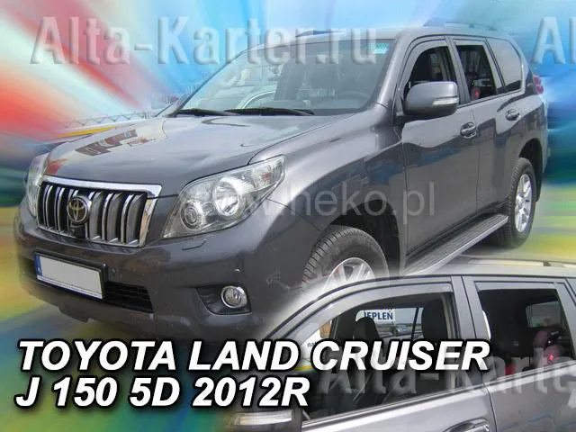 Дефлекторы Heko для окон Toyota Land Cruiser Prado 150 2013-2020