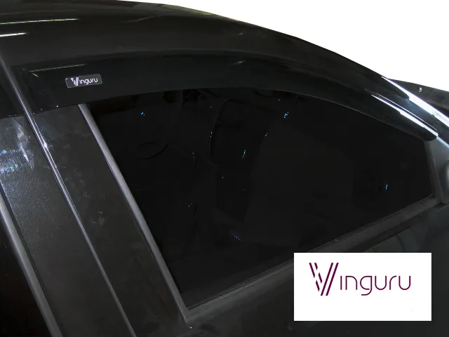Дефлекторы Vinguru для окон Renault Logan II седан 2014-2020