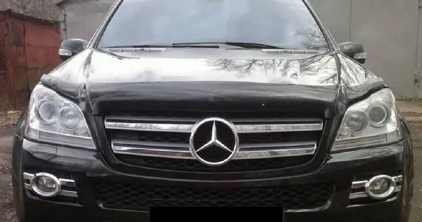 Дефлектор SIM для капота Mercedes-Benz GL-Класс X164 2006-2012