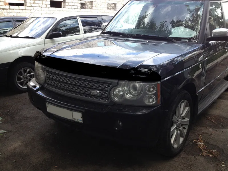 Дефлектор Sim для капота темный Land Rover Range Rover III 2002-2013