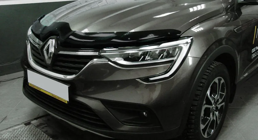 Дефлектор SIM для капота Renault Arkana 2019-2020