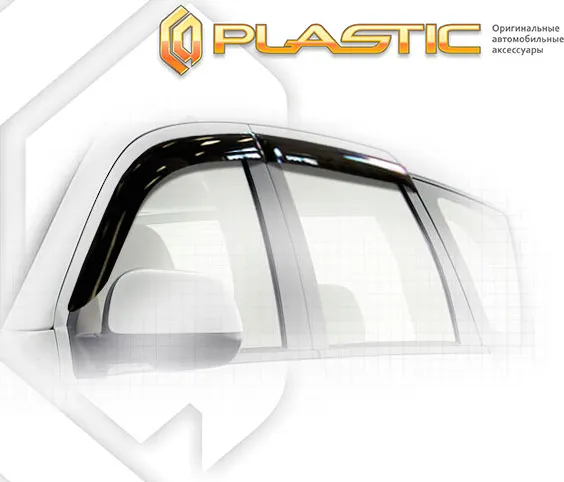 Дефлекторы СА Пластик для окон (Classic полупрозрачный) Mitsubishi Outlander XL 2009
