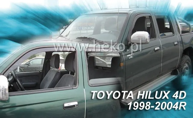 Дефлекторы Heko для окон Toyota Hilux VI 1998-2005