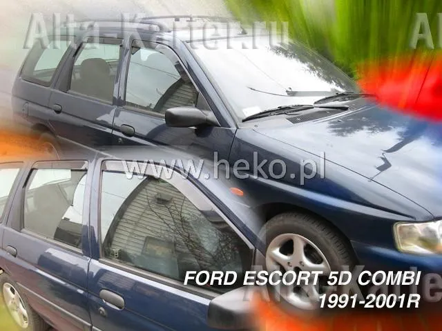Дефлекторы Heko для окон Ford Escort универсал 1990-2001