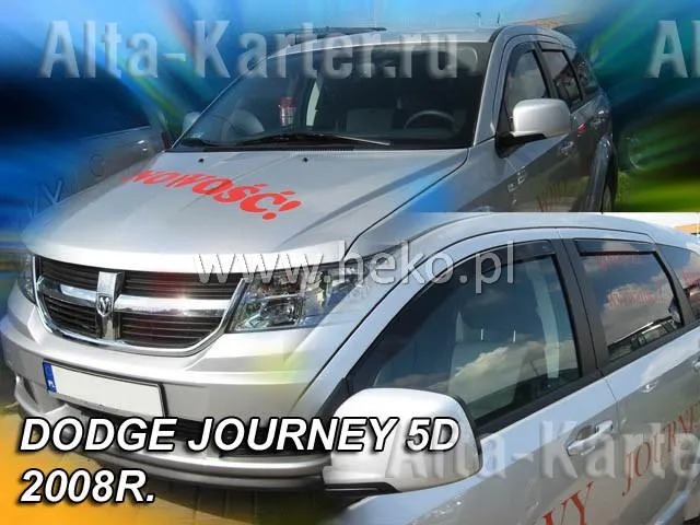 Дефлекторы Heko для окон Dodge Journey 2008-2020