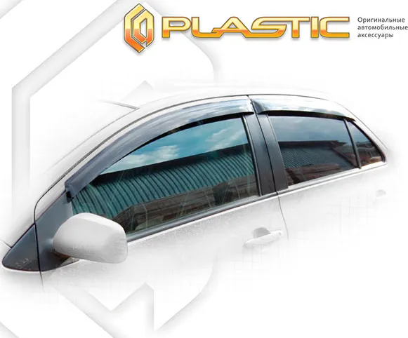 Дефлектор СА Пластик для окон (Classic полупрозрачный) Toyota Belta 2005-2012