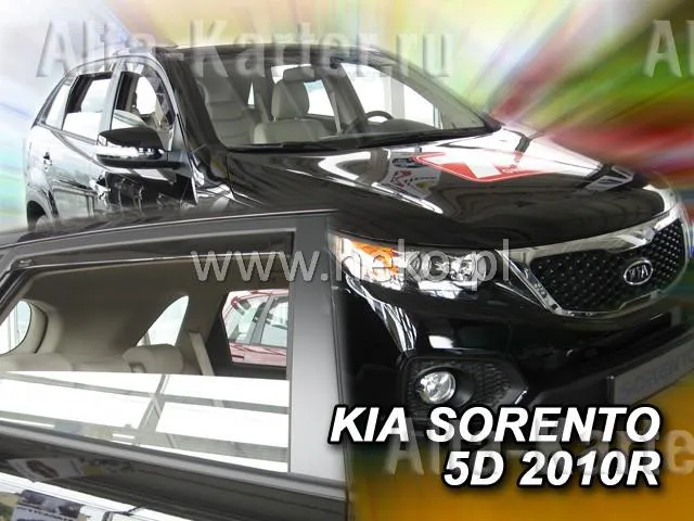 Дефлекторы Heko для окон Kia Sorento II 2009-2020