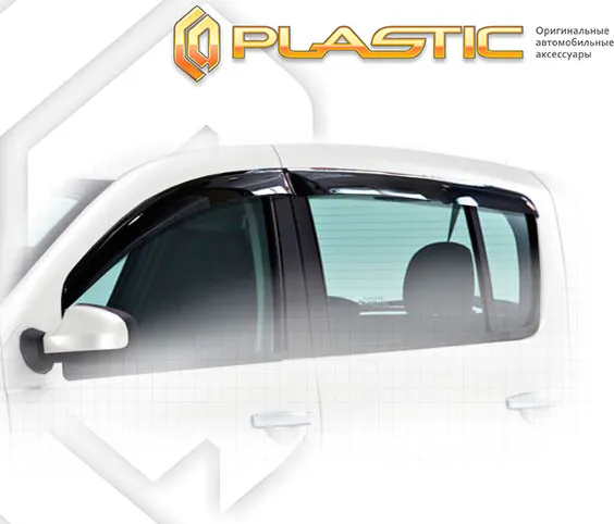 Дефлектор СА Пластик для капота (Classic полупрозрачный) Renault Sandero Stepway I 2010-2014