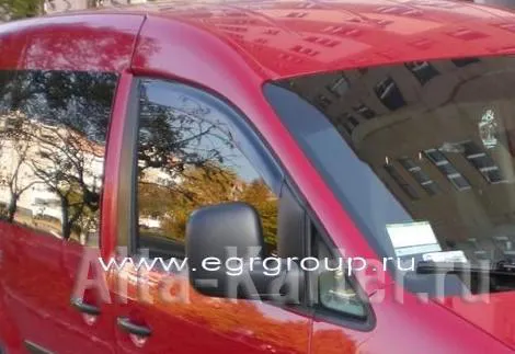 Дефлекторы EGR для окон Volkswagen Caddy III 2004-2010 (дымчатый)