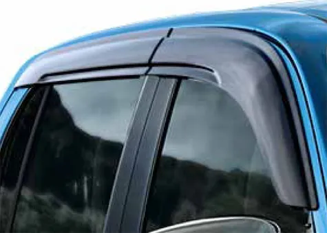Дефлекторы Тойота Мотор (оригинал) для окон Toyota Hilux VIII 2015-2020 Черный