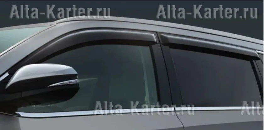 Дефлекторы ActiveAvto для окон Toyota Highlander III 2014-2020