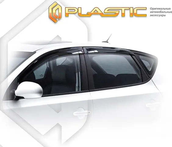 Дефлекторы СА Пластик для окон (Classic полупрозрачный) Hyundai i30 2008-2011
