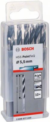 Сверло по металлу PointTeQ Bosch 2608577223, 5.5х57х93 мм, 10 штук