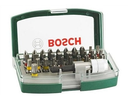 Набор бит для шуруповертов COLORED Bosch 2607017063, 32 предмета