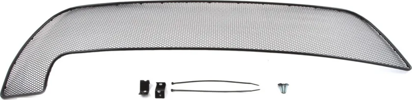 Сетка Arbori на решётку бампера, черная 10 мм для RENAULT Duster 2015-2020 для комплектаций Privilege/Luxe Privilege