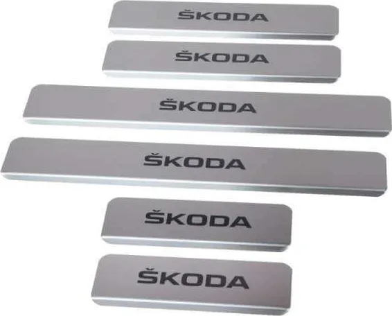Накладки Ладья на внутренние пороги (штамп) для Skoda Yeti 2009-2020