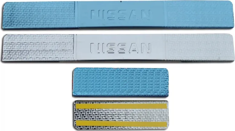 Накладки Ладья на внутренние пороги (штамп) для Nissan Almera G15 2013-2015