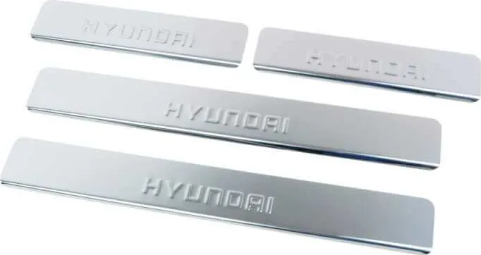 Накладки Ладья на внутренние пороги (штамп) для Hyundai i30 2011-2015