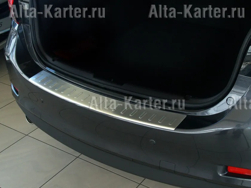 Накладка Avisa на задний бампер для Mazda 6 III универсал 2012-2020