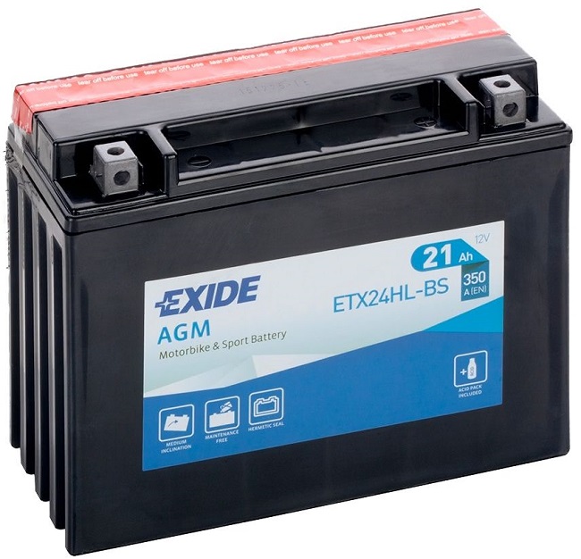 Аккумуляторная батарея Exide ETX24HLBS (12В, 21А/ч)