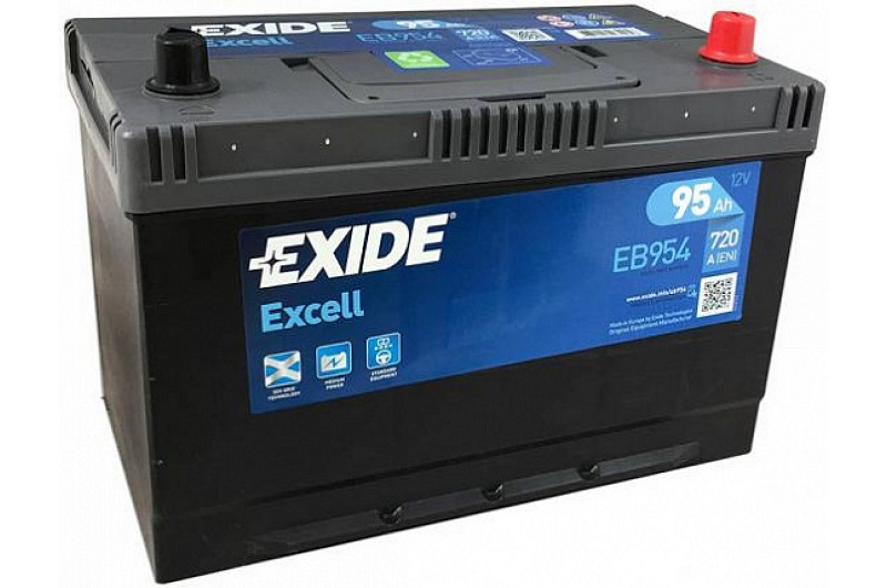 Аккумуляторная батарея Exide EB954 Excell (12В, 95А/ч)