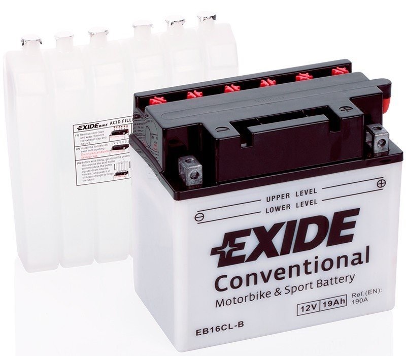 Аккумуляторная батарея Exide EB16CLB Excell (12В, 19А/ч)