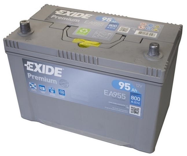 Аккумуляторная батарея Exide EA955 Premium (12В, 95А/ч)