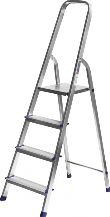 Лестница-стремянка СИБИН алюминиевая, 4 ступени, 82 см [38801-4]