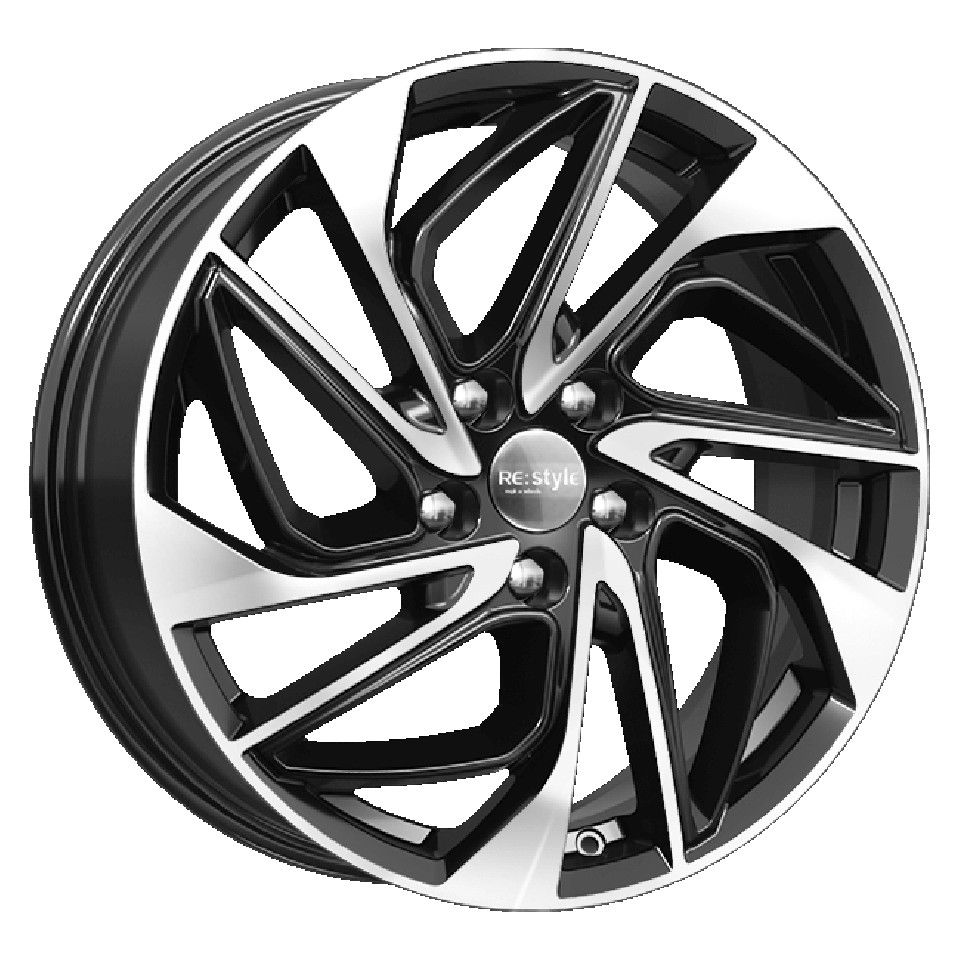 Диск колесный литой КиК Volkswagen Tiguan (КСr883) 7,0/R18 5x112 ET43 D57,1 Алмаз черный SK