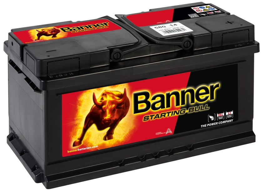 Аккумуляторная батарея Banner 58014 Starting Bull (12В, 80А/ч)