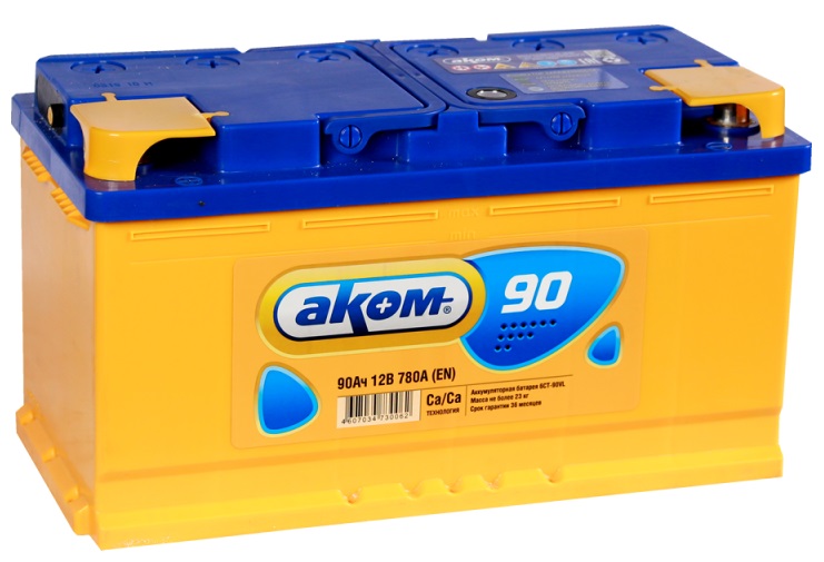 Аккумуляторная батарея Аком 4607034730062 (12В, 90А/ч)