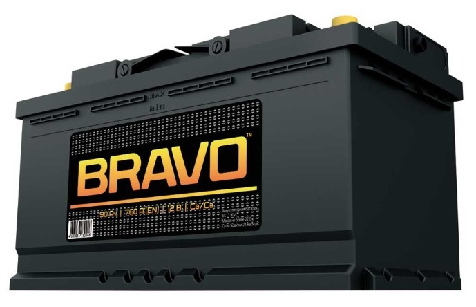 Аккумуляторная батарея Аком 4607034730253 Bravo (12В, 90А/ч)