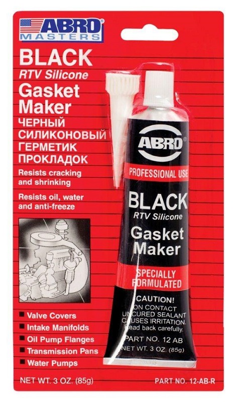 Герметик прокладок Abro 12ABR,черный