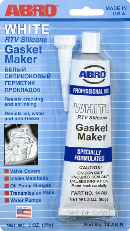 Герметик Abro 14AB прокладок белый