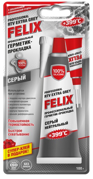 Герметик-прокладка Felix 411040110,серый
