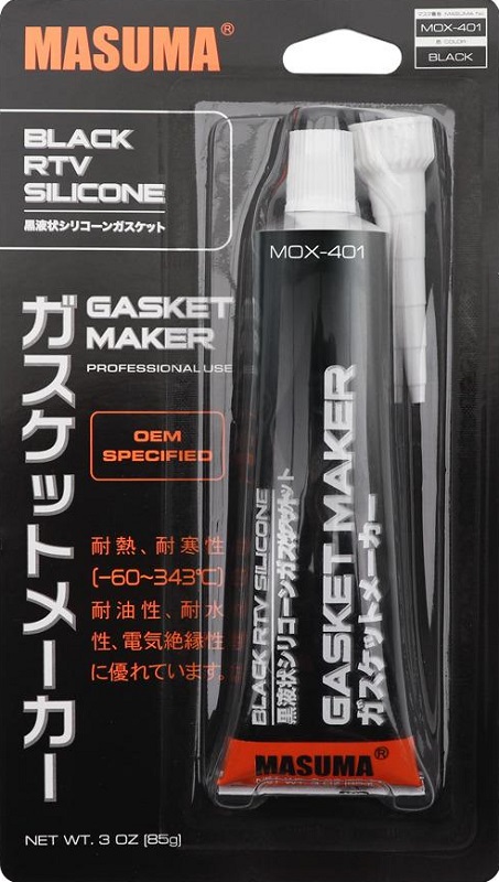Герметик прокладка Masuma MOX401 высокотемпературный силиконовый,черный