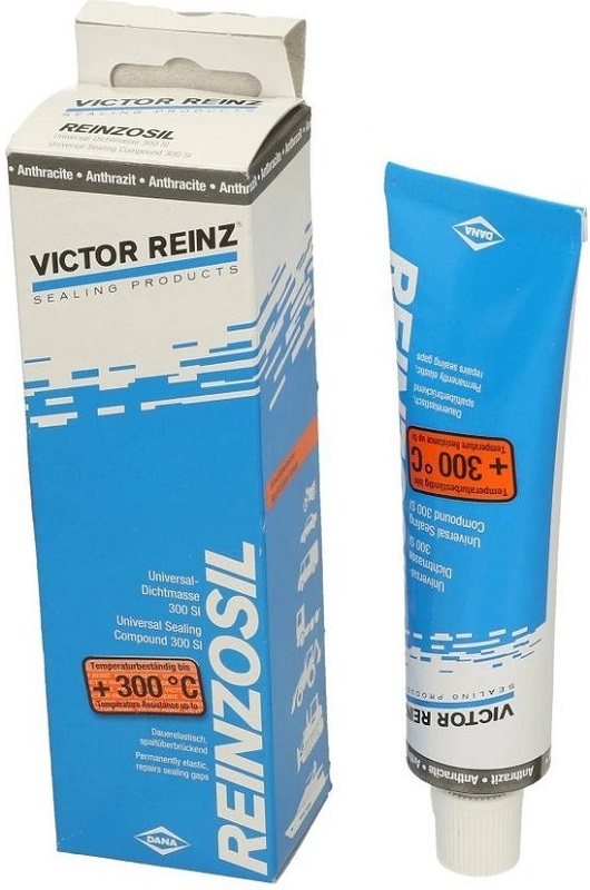 Герметик масляного поддона Reinz 703141410 высокотемпературный силиконовый, антрацит