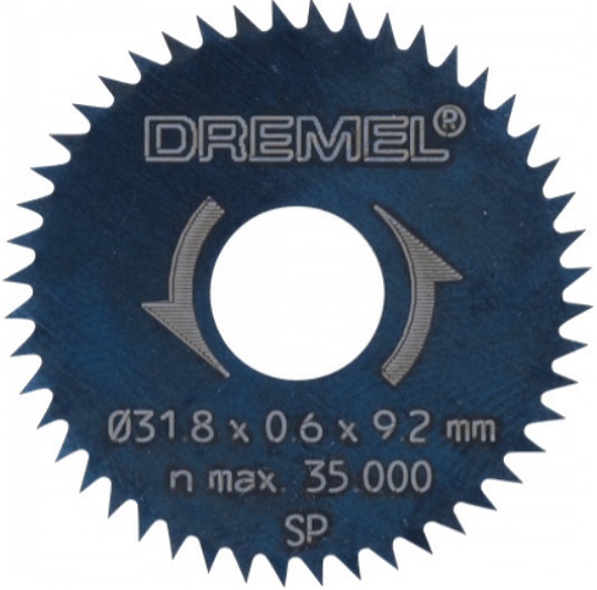 Диск для продольной и поперечной резки Dremel 670 31,8 мм