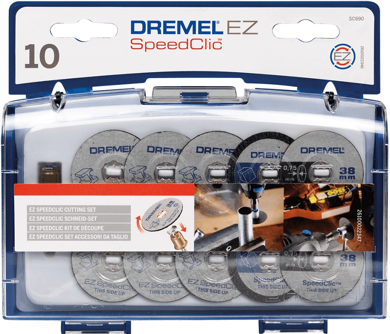 Комплект насадок Dremel EZ SpeedClic SC690