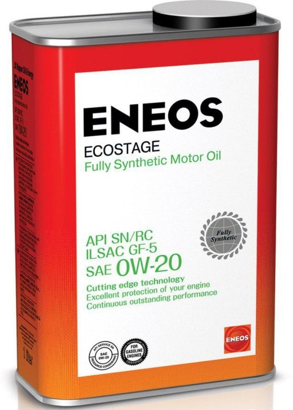 Масло моторное синтетическое Eneos 8801252022015 Ecostage SN 0W-20, 1л