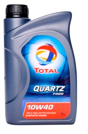Масло моторное полусинтетическое TOTAL Quartz 7000 201528 10w-40 1 л