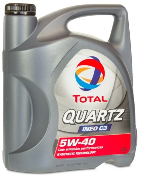 Масло моторное синтетическое TOTAL Quartz INEO C3 213103 5w-40 5 л