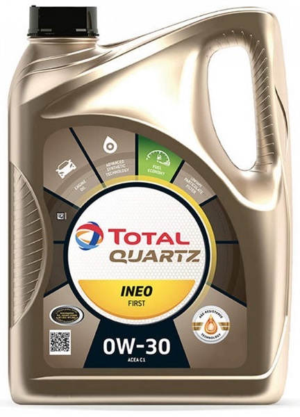 Масло моторное синтетическое Total 183175 Quartz Ineo First 0W-30, 4л