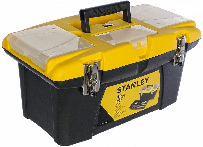 Ящик для инструмента Stanley 192906 jumbo с 2-мя съемными органайзерами в крышке