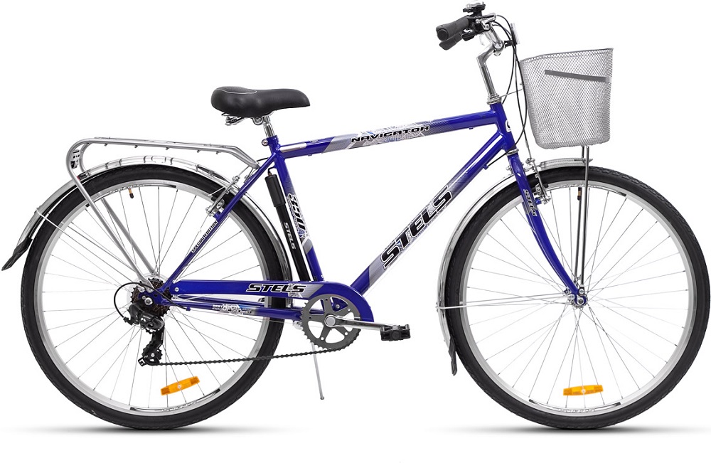 Велосипед 28 дорожный STELS Navigator 300 Gent (2018) количество скоростей 1 рама сталь 20 синий с к