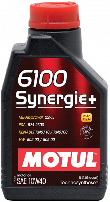 Масло моторное MOTUL 6100 Synergie+ 108646 10W-40 1 л