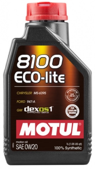 Масло моторное синтетическое MOTUL 8100 Eco-lite 104981 0W-20 1 л
