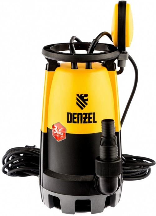 Дренажный насос для чистой и грязной воды DENZEL DP-600S 97268