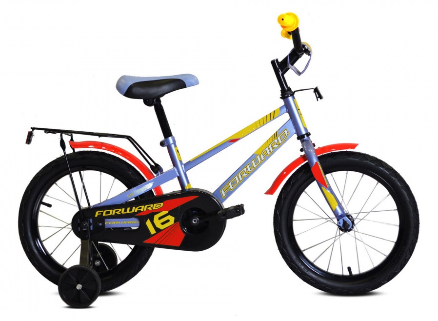 Велосипед 14 Forward Meteor Серо-голубой/Желтый, RBKW0LNF1028