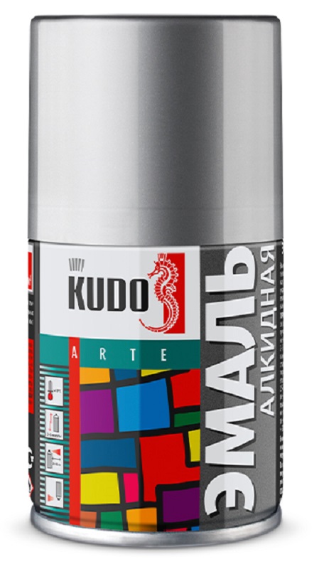 Эмаль универсальная алкидная KUDO KU-1012.2  RAL Коричневая RAL 8017